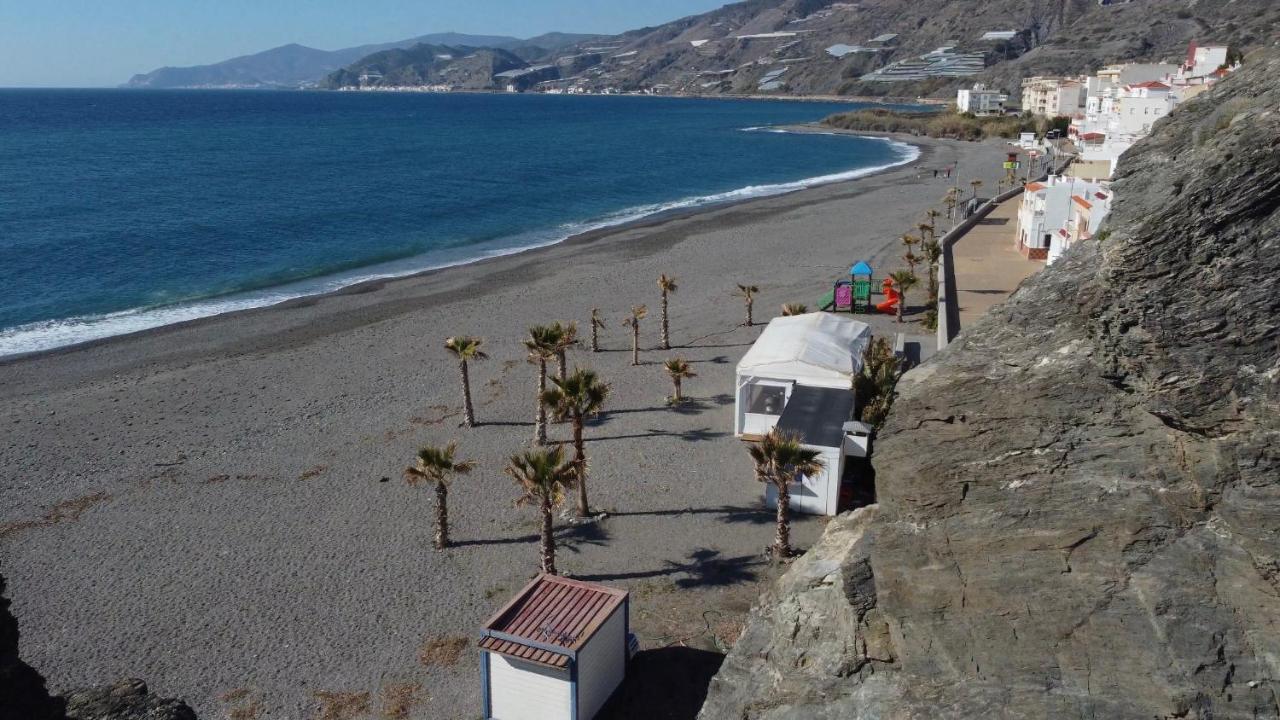 Apartamento Junto Al Mar En Costa Tropical Y Alpujarras Granadinas Melicena Kültér fotó